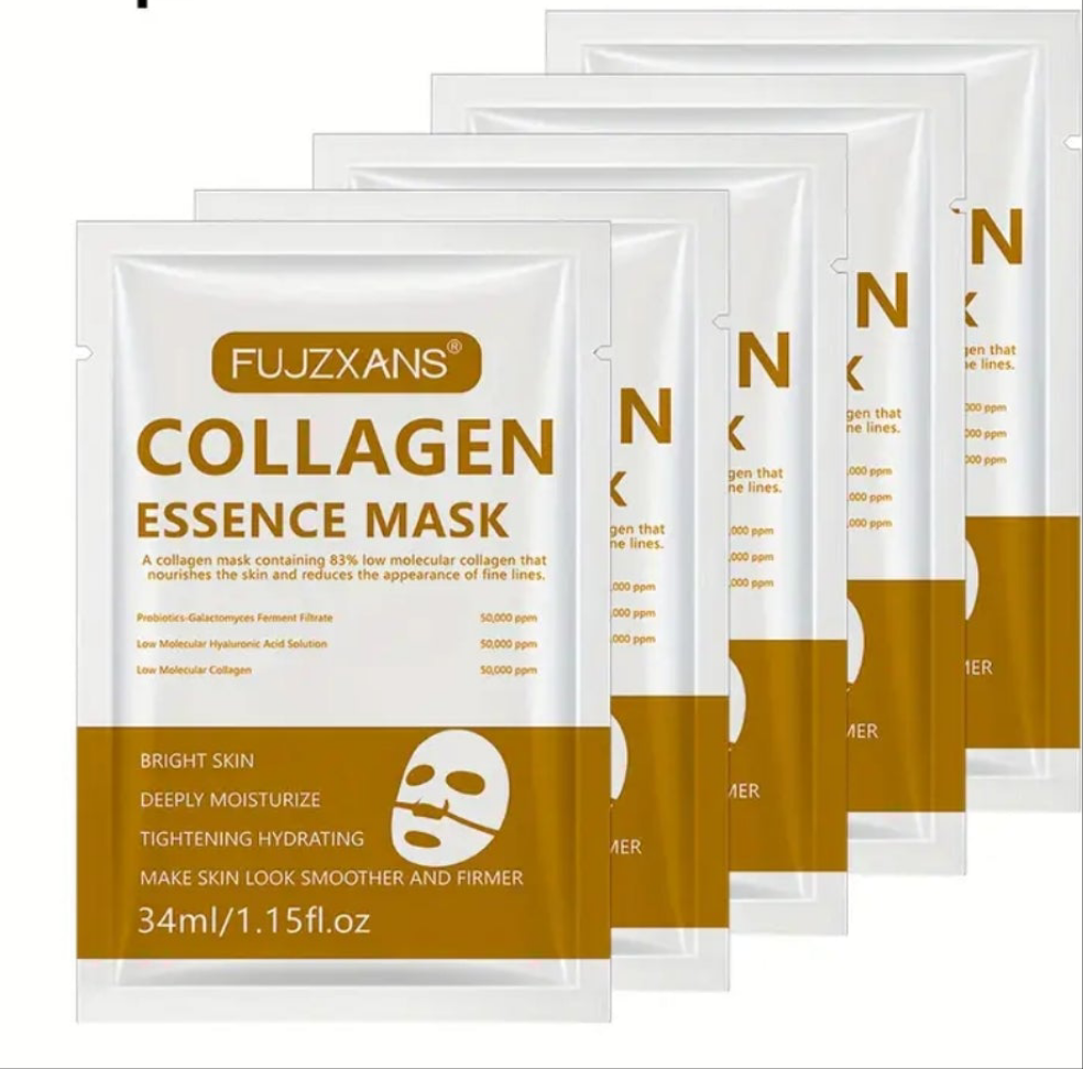 Masque éclat et luminosité , à base de collagène , hydrate , nourrit , tonifie et raffermit la peau