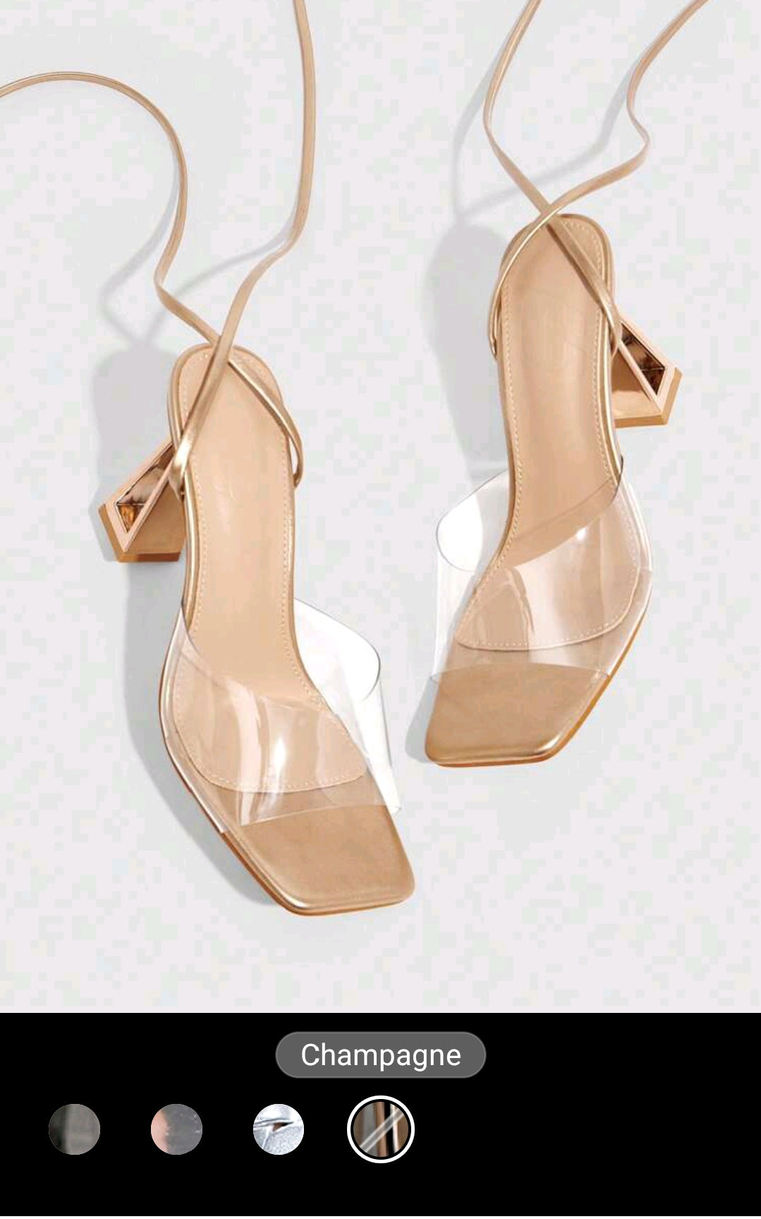 Sandales à talons hauts