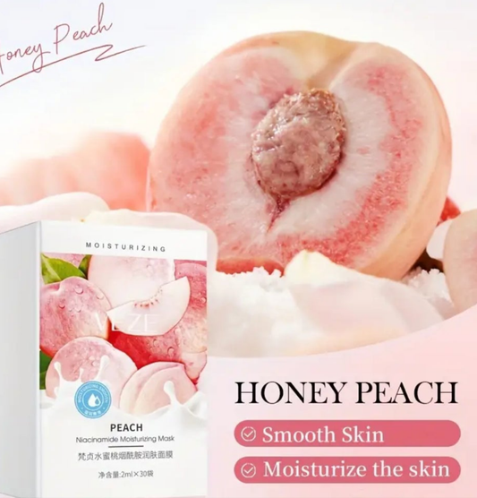 Masque de nuit à la pêche , application par pinceau , très hydratant et adapté pour un usage quotidien