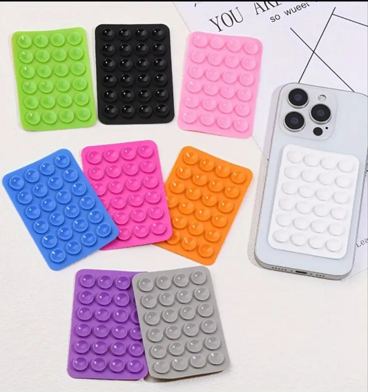 Support portable , fixation forte à ventouse autocollante,  parfait pour des photos et vidéos,  antidérapant en silicone , accrochages partout