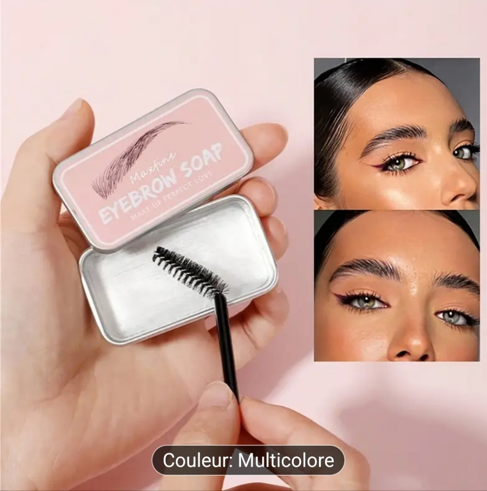 Gel à sourcils transparent , effet naturel sans parfum, tenue longue durée, fixation imminente , facile à appliquer avec brosse comprise