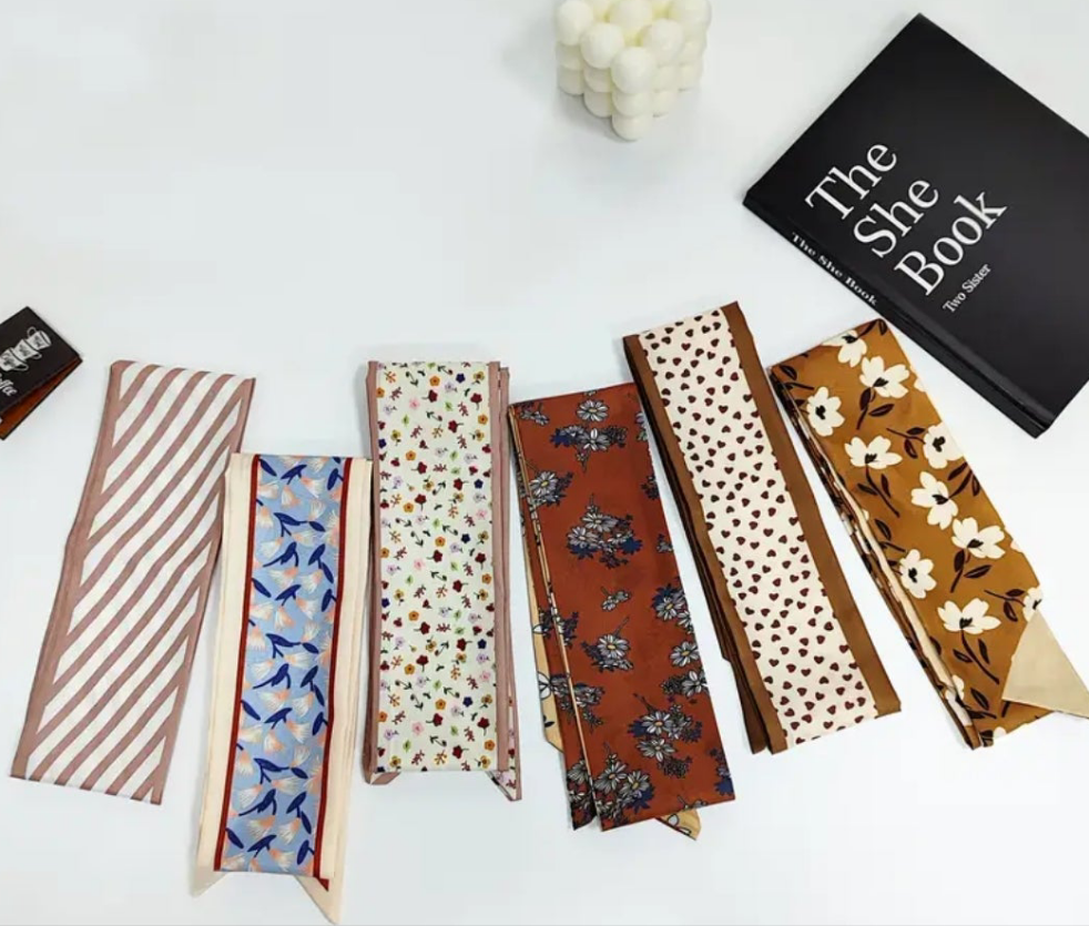 Foulard en polyester idéal comme cadeau d'anniversaire, parfait pour les cheveux... bandeau stylé