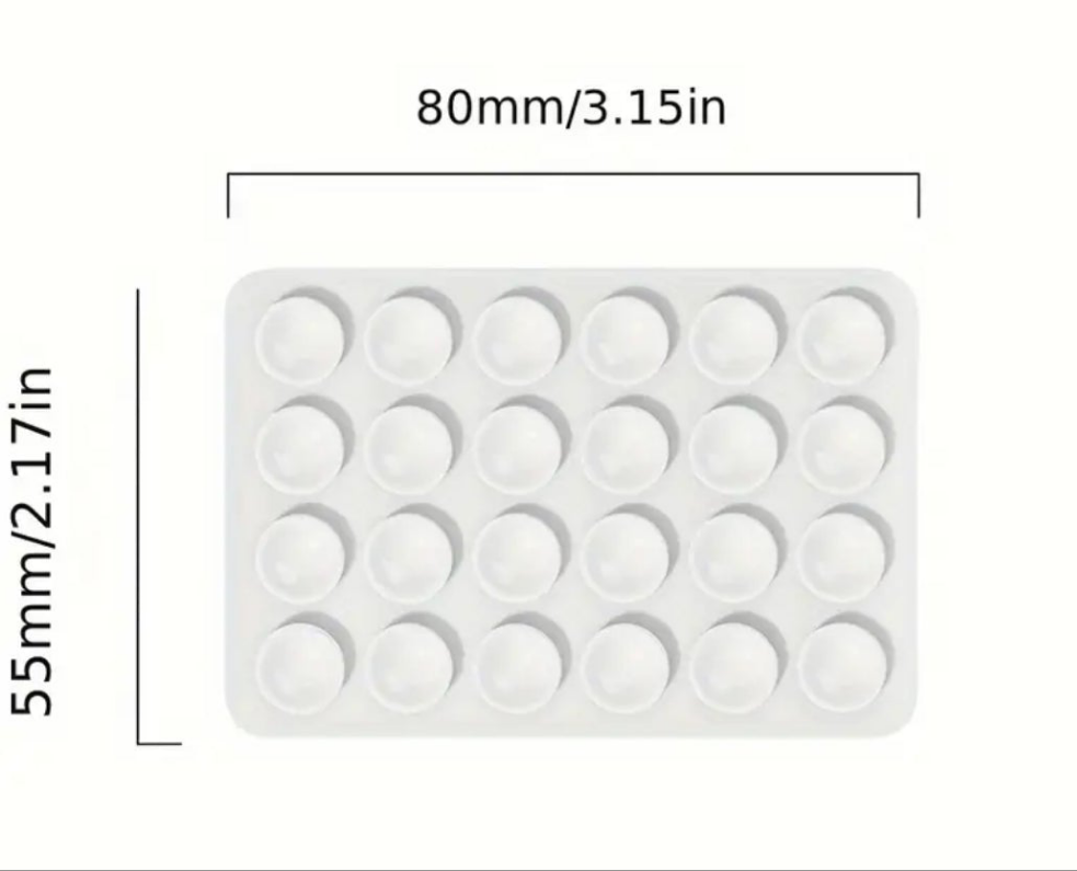 Support portable , fixation forte à ventouse autocollante,  parfait pour des photos et vidéos,  antidérapant en silicone , accrochages partout