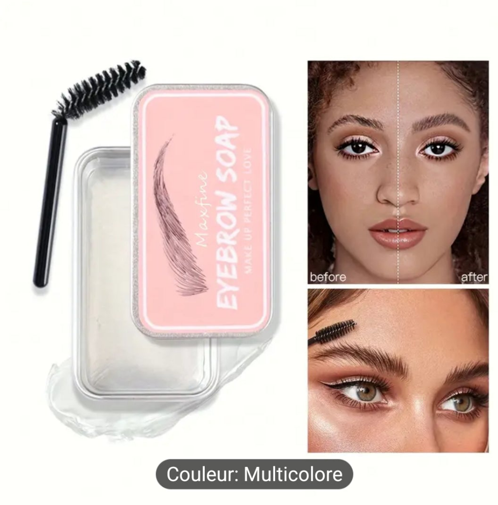 Gel à sourcils transparent , effet naturel sans parfum, tenue longue durée, fixation imminente , facile à appliquer avec brosse comprise