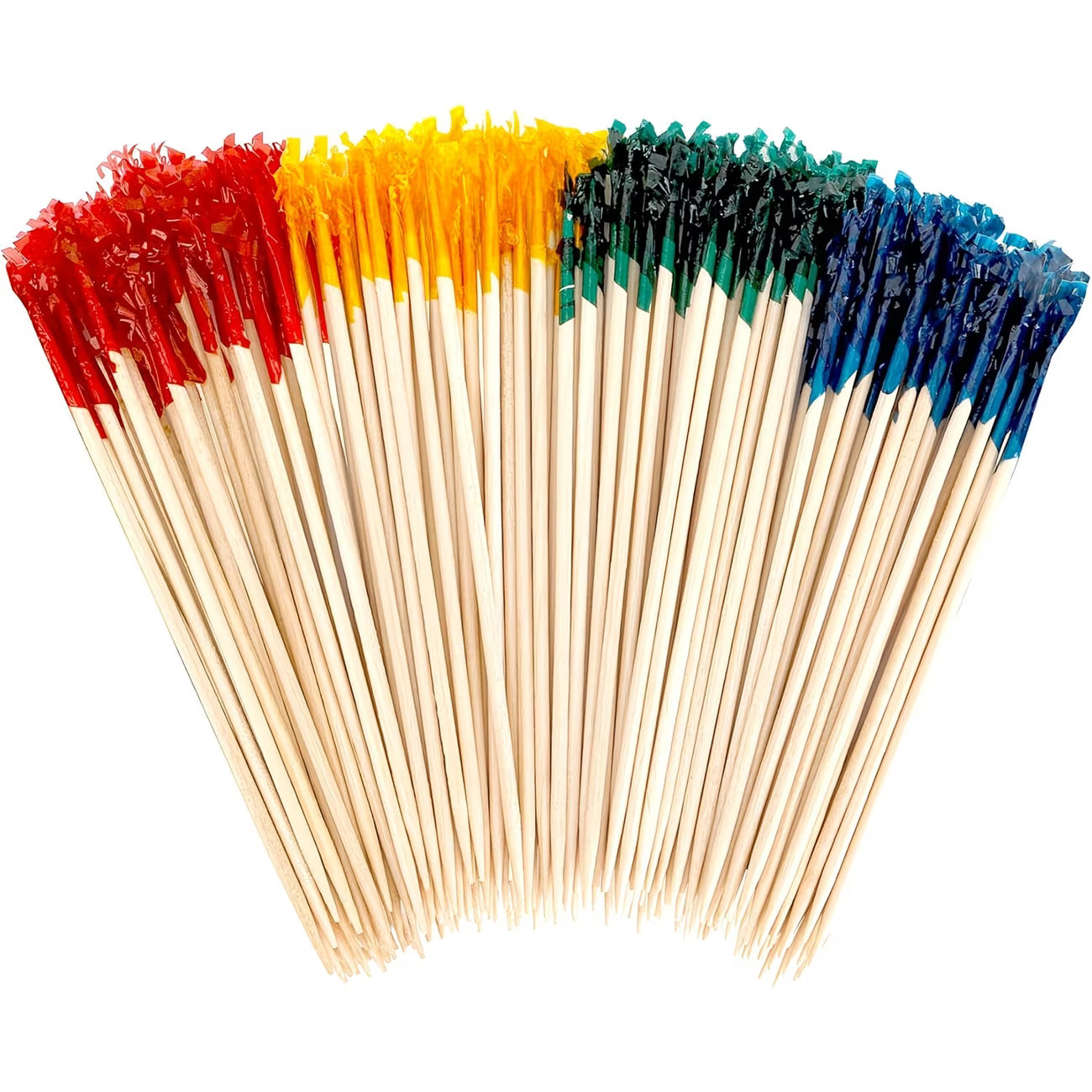 Cure-dents en bambou décoratifs – 10,16 cm