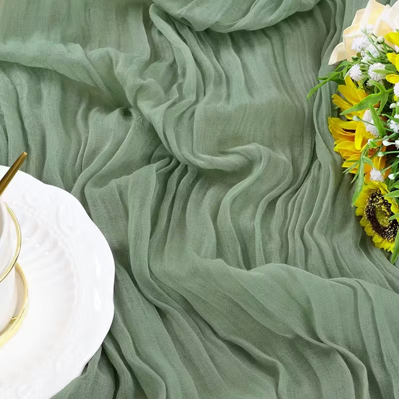 Chemin de table élégant et romantique – Nappe florale