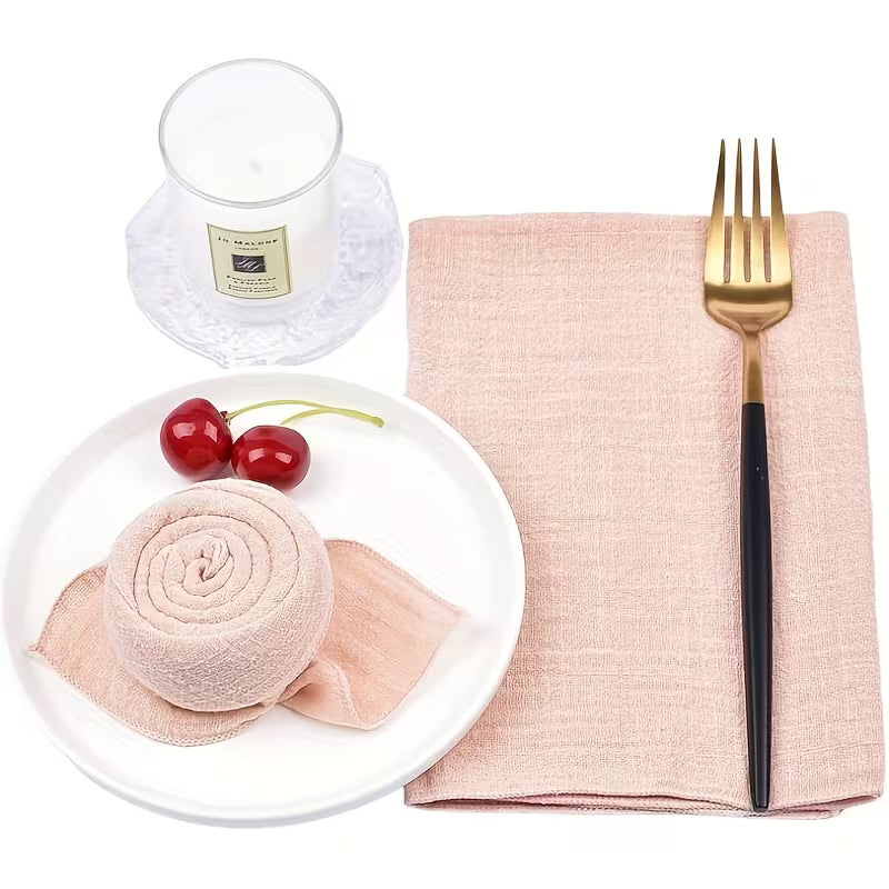 Serviettes en coton pur – Style campagne