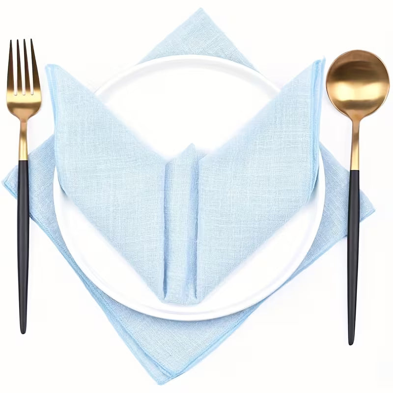 Serviettes en coton pur – Style campagne