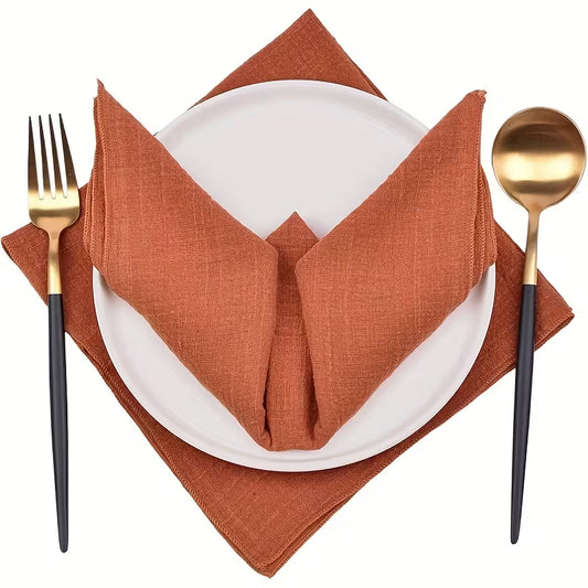 Serviettes en coton pur – Style campagne